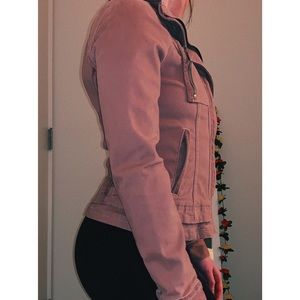 White House Black Market Form Fitting Blush Jacket